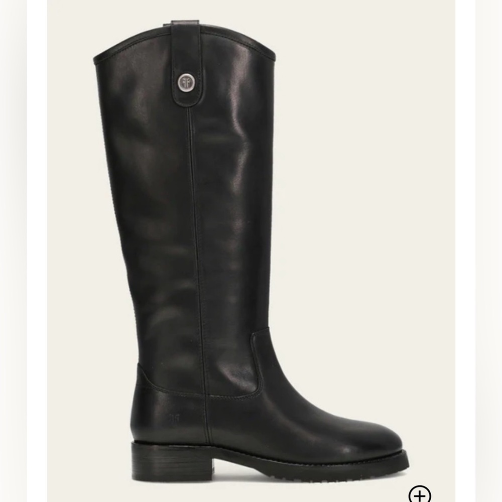 Frye Melissa Tall Black Leather Riding Boots Women’s Size 10 Classic & Timeless - Picture 4 of 14